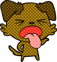 cartoon disgusted dog png