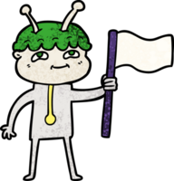 friendly cartoon spaceman png