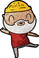 cartoon bearded man png