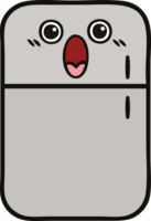 carino cartone animato di un' frigo zer png