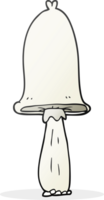 hand- getrokken tekenfilm paddestoel png