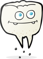 hand drawn cartoon tooth png