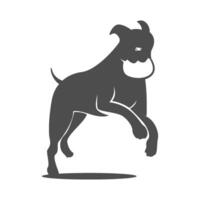 perro logo icono diseño vector