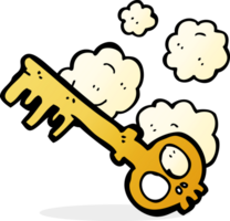 cartoon spooky key png