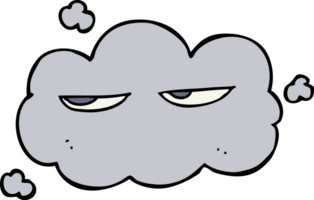 süße Cartoon-Wolke png