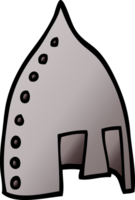 Cartoon-Doodle-Wikinger-Helm png