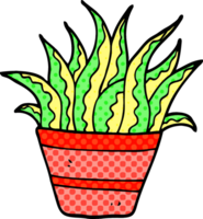 cartoon doodle plant png