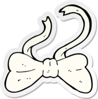 sticker of a cartoon bow tie png