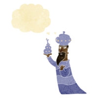 one of the three wise men with thought bubble png