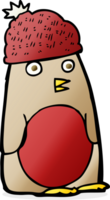 cartoon robin in hat png