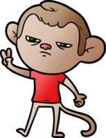 cartoon annoyed monkey png