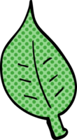 hoja de garabato de dibujos animados png