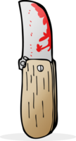 cartoon folding knife png