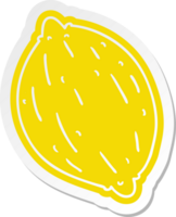 cartoon sticker of a single walnut png