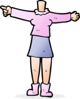 cartoon female body add photos or mix and match cartoons png