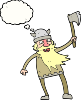 main tiré pensée bulle dessin animé viking png