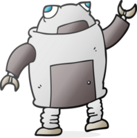 hand drawn cartoon robot png