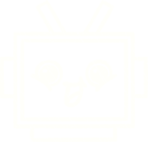 dessin à la craie de visage de robot png