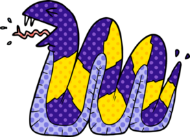 serpiente sibilante de dibujos animados png