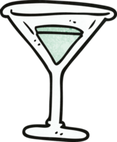 dessin animé griffonnage martini png
