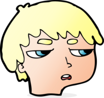 cartoon annoyed boy png