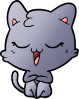 glückliche Cartoon-Katze png