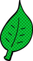 cartoon doodle autumnal leaf png