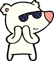 happy cartoon polar bear png