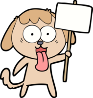 chien de dessin animé mignon png