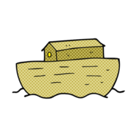 hand drawn cartoon noah's ark png