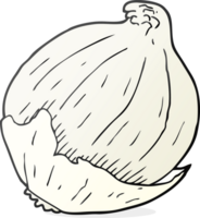 hand drawn cartoon onion png