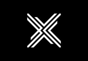 Modern creative letter X logo design illustration vector