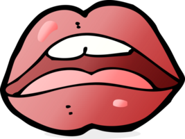 symbole de dessin animé bouche ouverte png