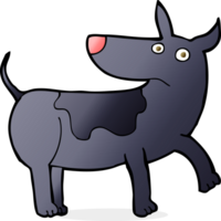 perro de dibujos animados divertido png