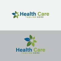 Hospital skin care clinic medical wellness dental and health logo creator vector