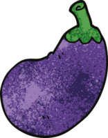 cartoon doodle eggplant png