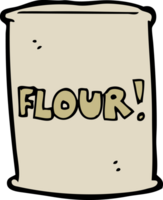 cartoon bag of flour png