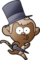 cartoon surprised monkey png