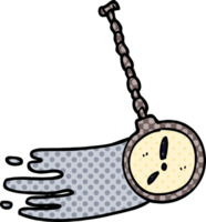 montre hypnotiseur doodle dessin animé png