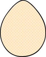 comic book style quirky cartoon egg png