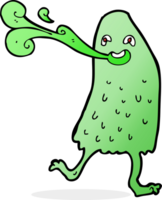 cartoon funny slime monster png