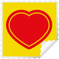 heart graphic   square peeling sticker png