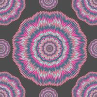 seamless abstract mandala pattern vector