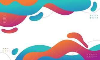 Abstract fluid background gradient moving flowing wavy vector