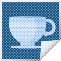 Kaffee Tasse Grafik Illustration Platz Aufkleber png