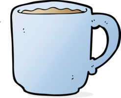 taza de café de dibujos animados png