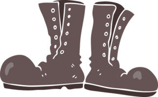 plat Couleur illustration de brillant armée bottes png