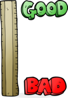 measuring good and bad png