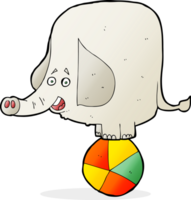 Cartoon-Zirkus-Elefant png