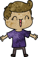 cartoon laughing boy png